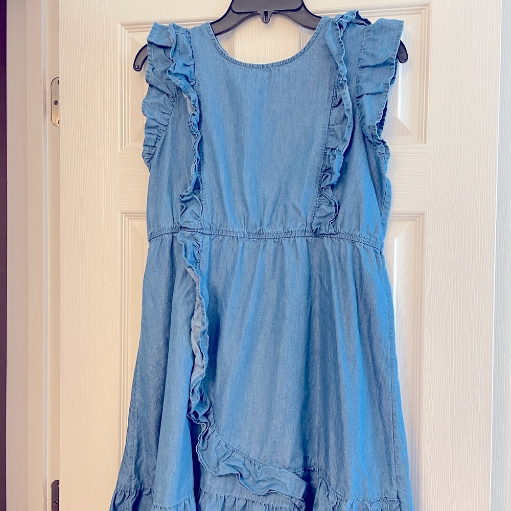 Girl’s WonderNation denim dress size xxl